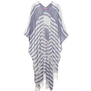 Isaac Mizrahi blue and white kimono